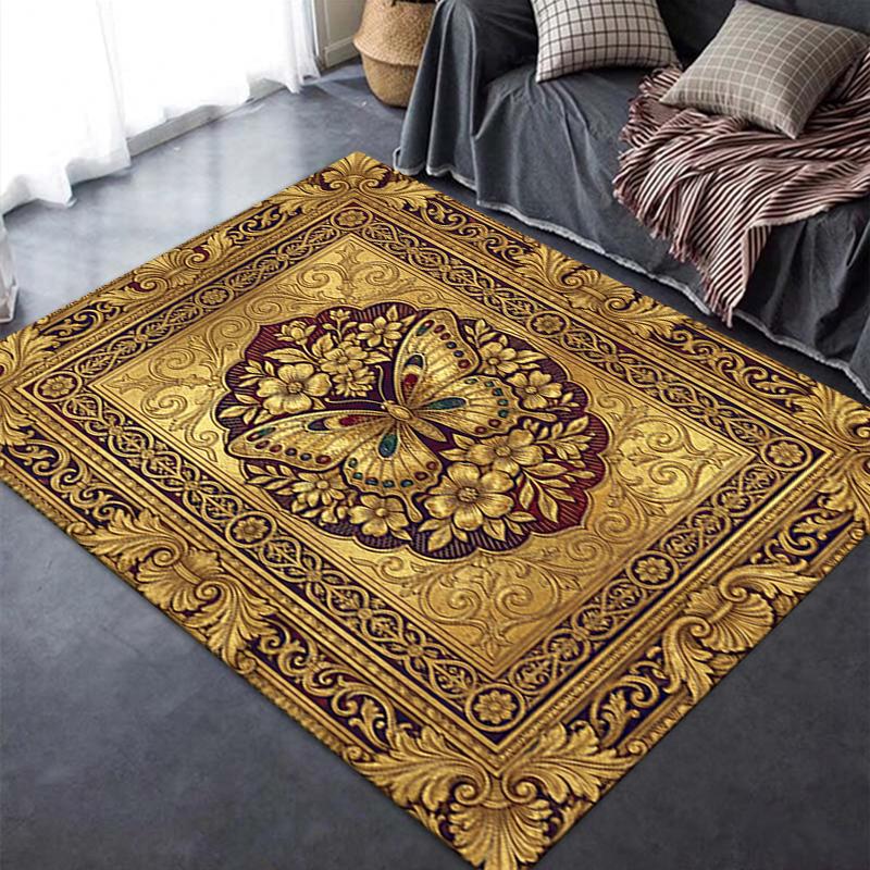2025 New Butterfly Decoration Carpet Rug for Living Room Bedroom Home Sofa Decoration,Kids play Non-slip Floor Mat41