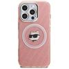 Karl Lagerfeld IML Choupette Head Logo MagSafe Case for iPhone 16 Pro Pink