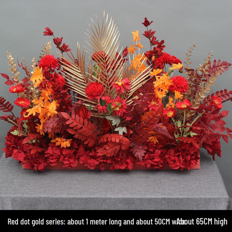 Eukalyptus Seide Hochzeitsmittelstück: Dekoration für den Gang und die Bühne in Töpfen