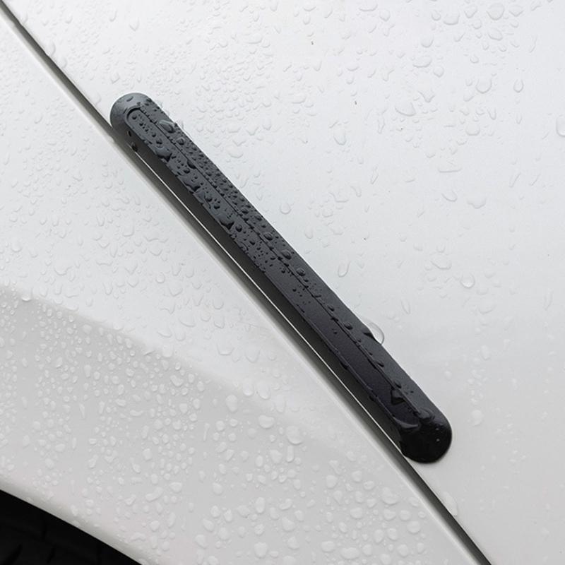 4Pcs Carbon Fiber Door Edge Guard Paint Scratch Bumpers Protectors Anti Collision Door GuardProtective Pad Stickers