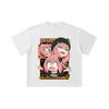 260 GSM Double Yarn 32 Count 100% Cotton Spy Family V12 Anya Print Unisex Heavy Cotton T Shirt