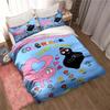 Les Barbapapa Family Cartoon 3 Piece Bedding Set Twin Duvet Cover Set All Season Quilt Cover  Bedding Set Twin Single Boys