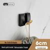 Foldable No-Drill Wall-Mounted Invisible Coat Hook for Dressing Room or Door