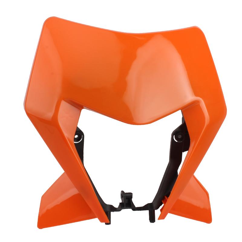 For KTM EXC 300 2024 Motorcycle Headlight Housing Fairing SX SXF XCF 125-500 Motocross Light Plastic Plate Replace Accessories