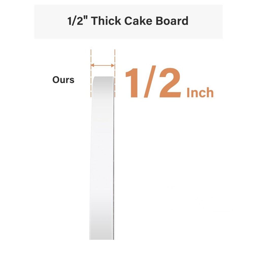 Round Cake Board Base Disposable Cake Board Easy To Use Baking Cake Base Birthday Cake