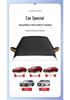 Thickened Windproof Car Snow Cover & Sun Shield - Winter Antifreeze Protection for Windshield