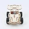DIY Wooden Remote Control Car Wooden Four Wheel Drive Racing Assembling Science Experiment Kits  Educational Toy