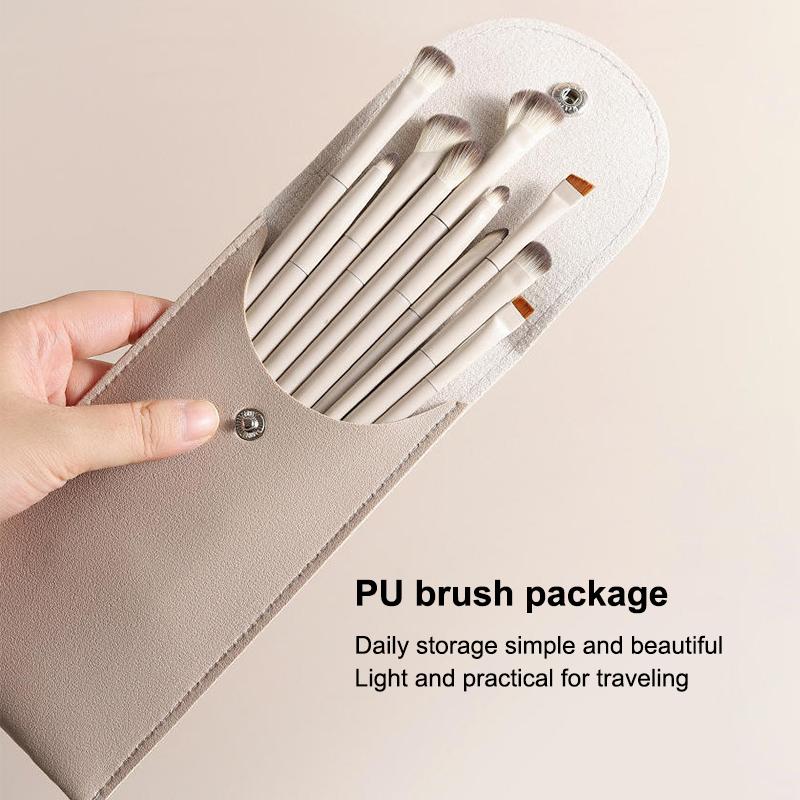 5/6/8/10 Makeup Brushes Set Upgrade Blade Eyeliner Brush Fine Oblique Head Eyebrow Brush Under The Eyes Place Detail Brush