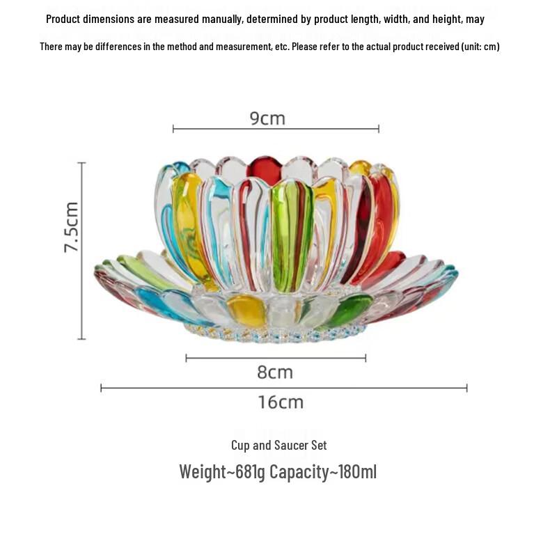 Набор десертных пиал из стекла «Лотус» от Flavinmci