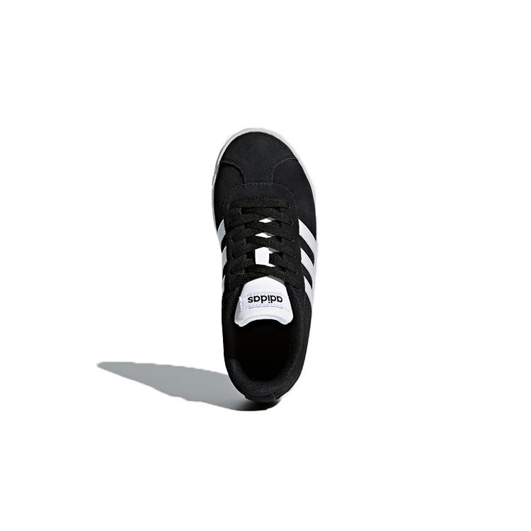 (GS) adidas VL Court 2.0 J 'Black White' Kids' DB1827