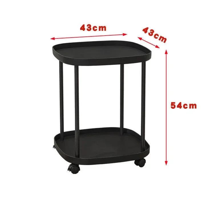 Small Movable Tea Table Bedside Tatami Tea Table Sofa, Coffee Tea Table, Small Side Table