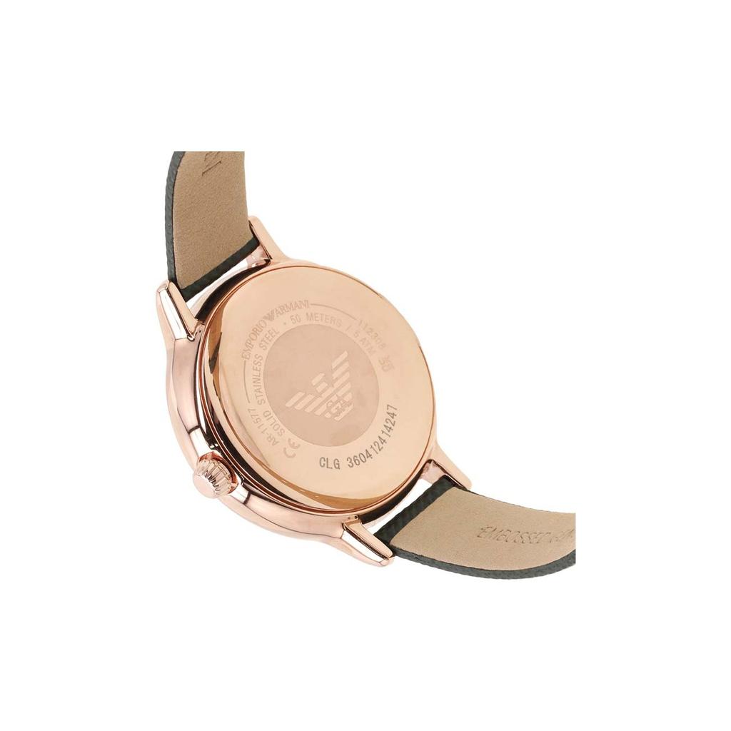 Emporio Armani Uhr Quarzuhrwerk 32mm Grünes Zifferblatt Damenuhren AR11577-CLG