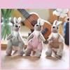 Cute Adorable Kangaroo Plush Toy Soft Keychain Cartoon Bag Accessory Doll 15cm