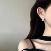 Oil Drop Flower Earrings Exquisite Small Temperament Stud Earrings Versatile Fashion High Sense Earrings Women