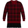 Polo Plaid Fleece Long Sleeve Dress Kids Dresses 313981075-500