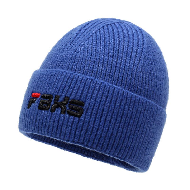 Couple Knitted Hat Versatile Fashion Three-Dimensional Embroidered Wool Hat Men'S And Women'S Outdoor Warm Ear Protector Cold Hat