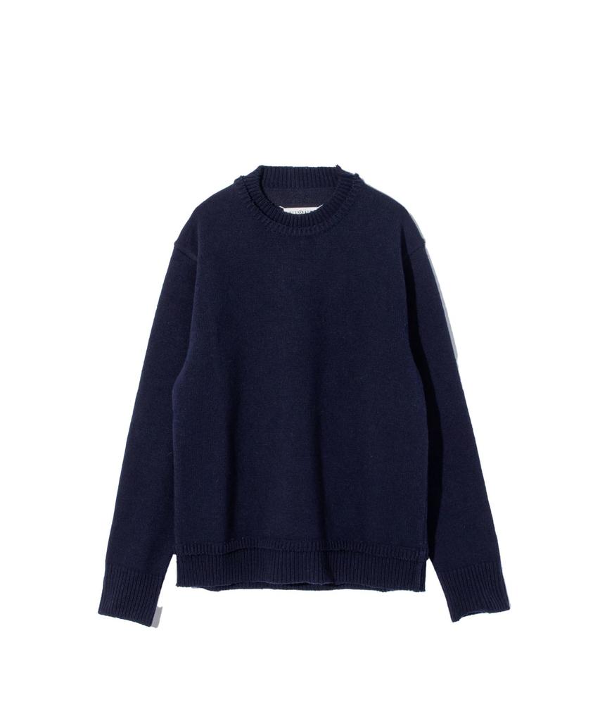 Maison Margiela Marineblauer Pullover SI1GP0001 S18064 Herren [Gebraucht]