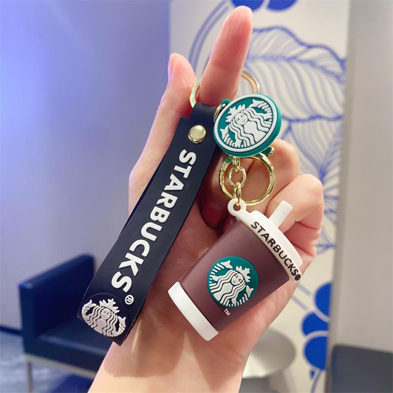 Breloc Creativ Cana Ceai cu Lapte Păpușă Ursuleț Drăguță Breloc Pandantiv Geantă Jucărie din Aparat Cadou