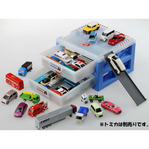 Takara Tomy "Tomica Parking Case 24" Mini Car Car Toy Storage Ages 3 and Up Passes Toy Safety Standards ST Mark Certification TOMICA TAKARA TOMY Plast
