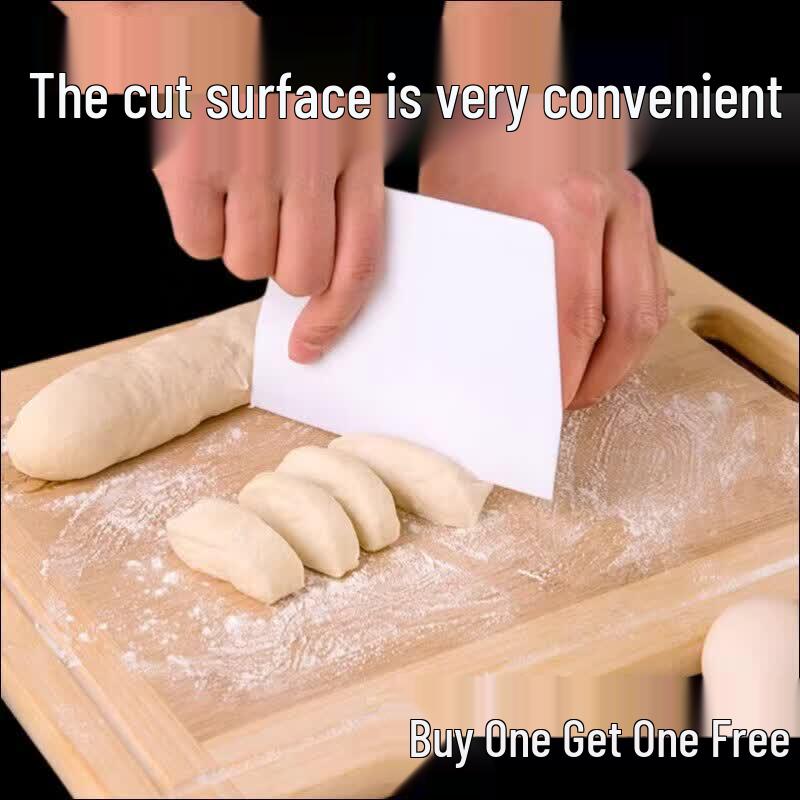 Food-Grade Plastic Baking & Dough Scraper