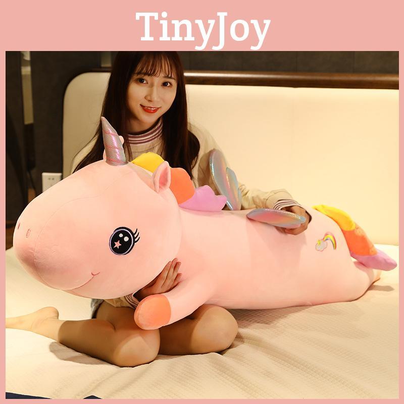 Unicorn Plush Pillow With Soft Short Plush For Girls Birthday Gift