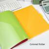 5 Pcs Plastic Dividers Index Page Folders 3 Holes File Folders Separator Binder Sheet Protectors Document Organizers