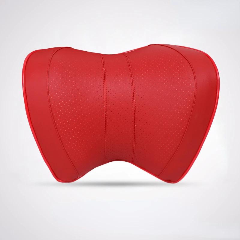 Car Headrest Neck Pillow For Seat Chair In Auto Memory Foam Cotton Cushion Fabric Cover Soft Head Rest Travel Office Support