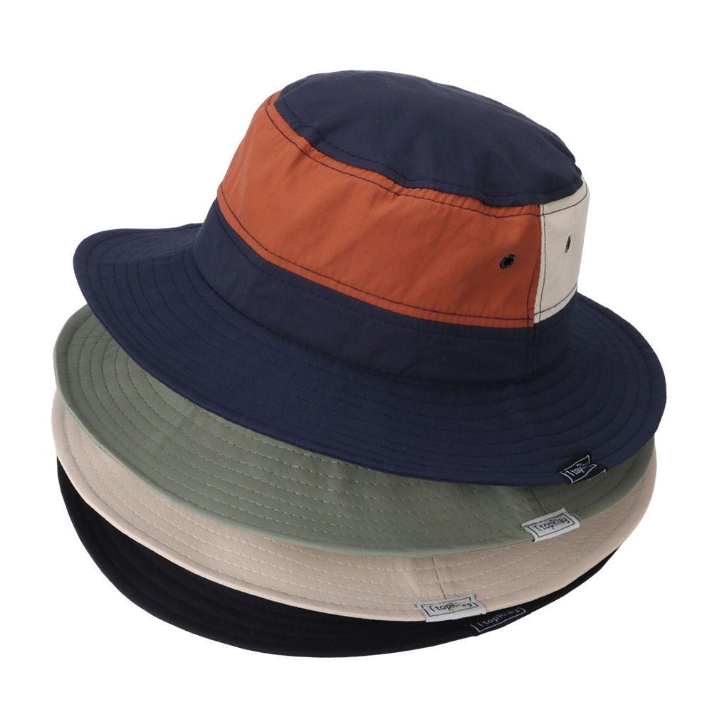 Wide Brim Fisherman hat Anti-UV Panama Hat Large Mountaineering Caps  Camping