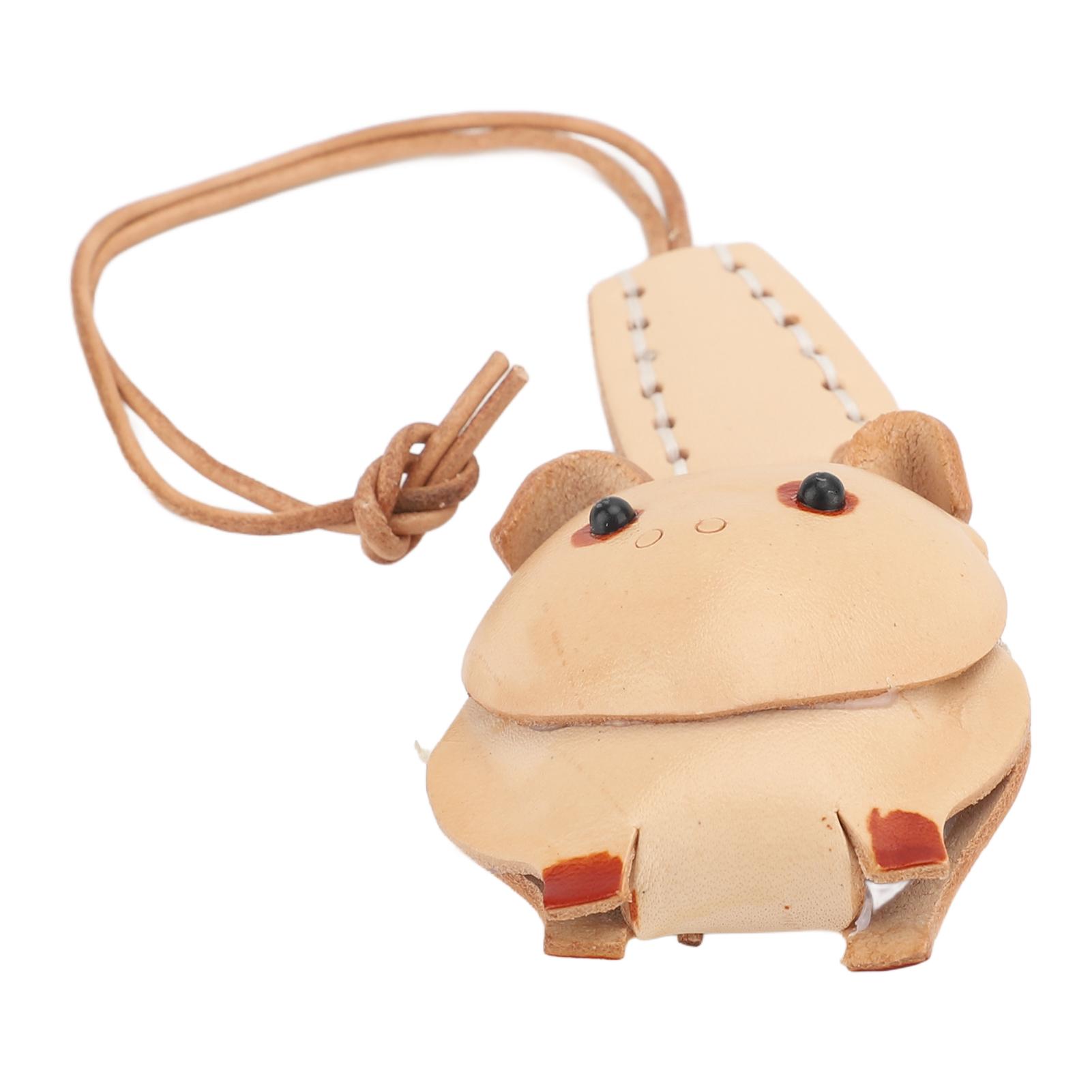 

Animal Lther Keychain Lifelike Multifuncitonal Animal Lther Pendant for Handbag Wallet Backpack