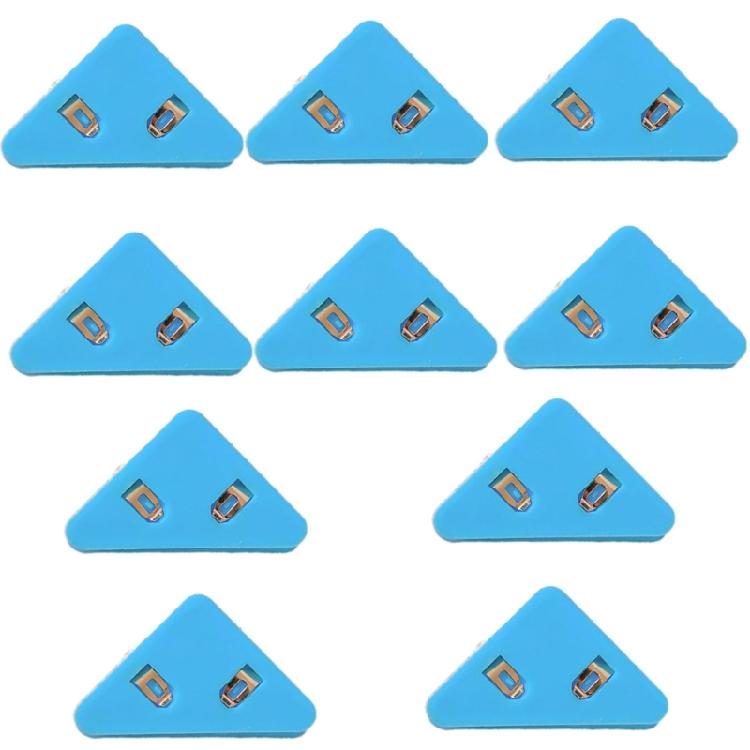 

Multipurpose Plastic Document Clips 10Pack Secure File Fasteners With Smooth Edgeds Office School Essential синій