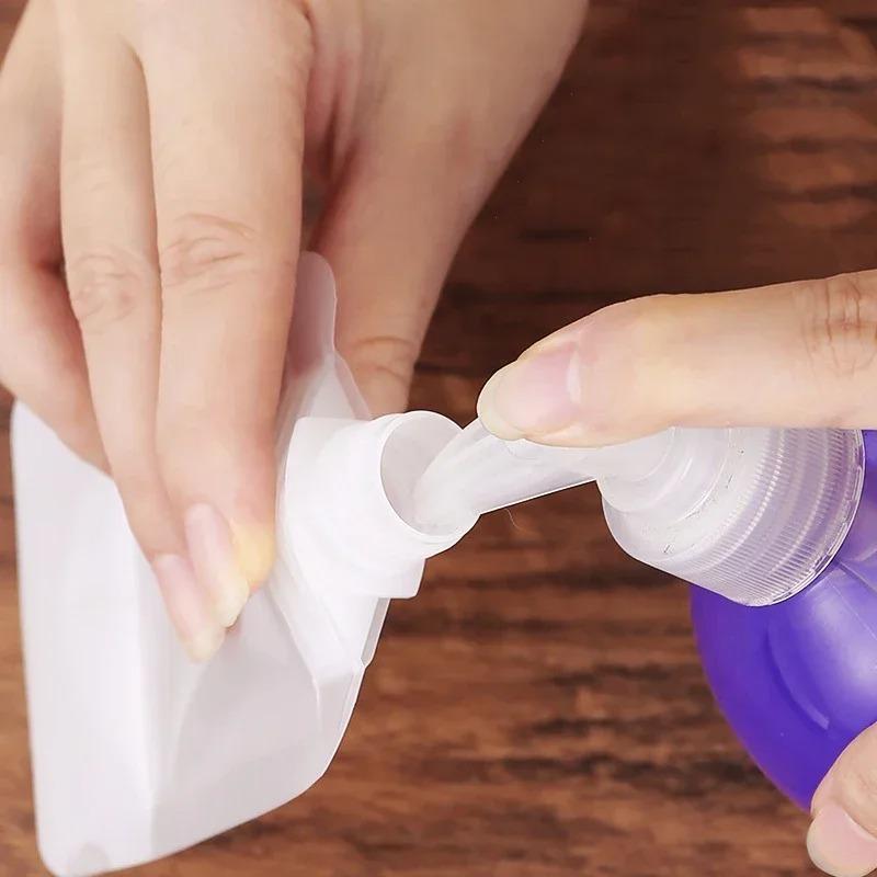 Xiaomi 30/50/100ML Travel Portable Disposable Split Bottle Travel Cosmetics Lotion Shower Gel Shampoo Split Bag Plastic Container