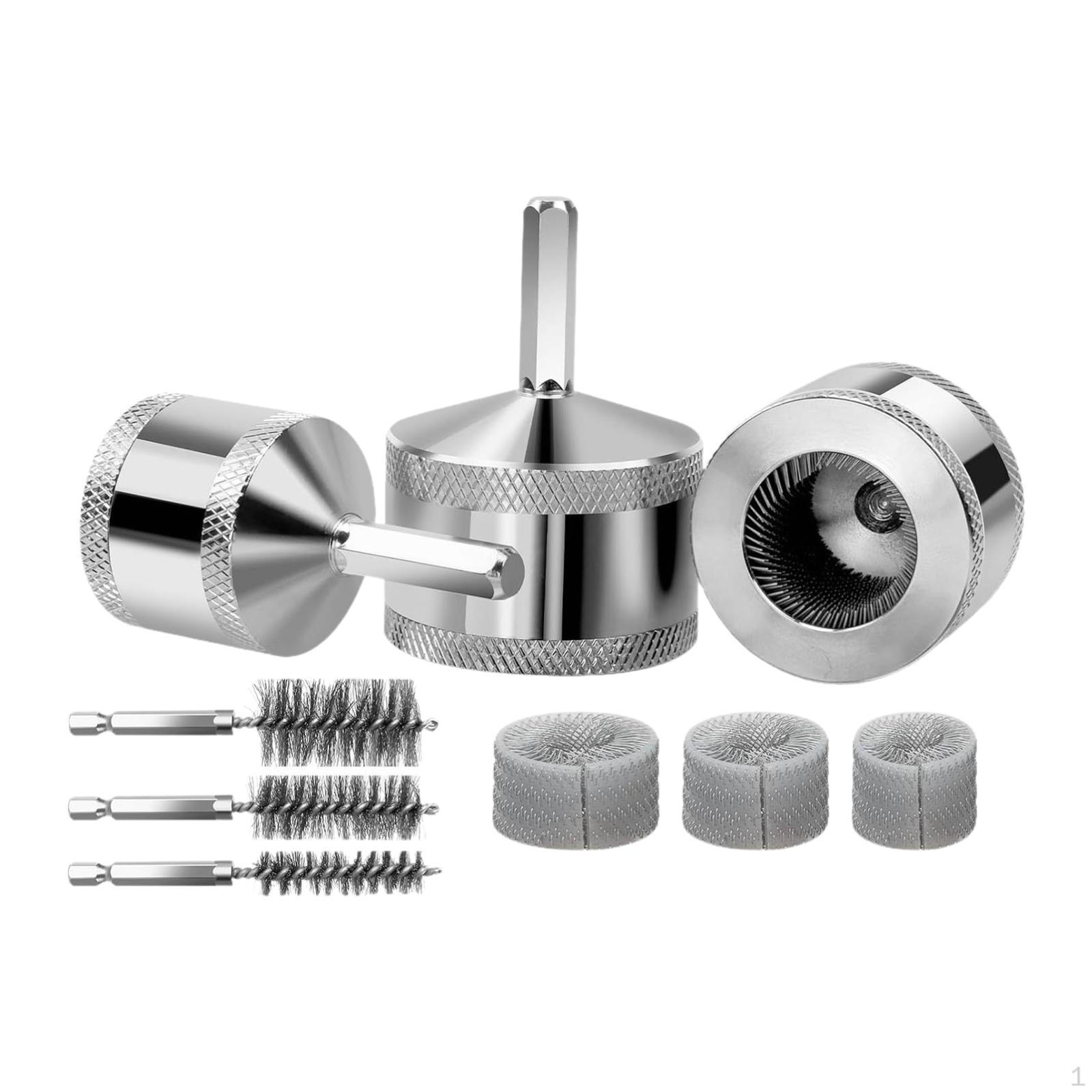 

Copper Tube Cleaner Plumbing Tool Removing Rust Multifunction Cleaning Brush for Power Drill