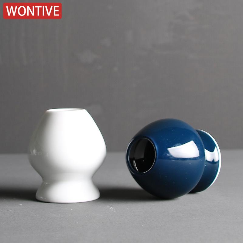 Ceramiczny uchwyt na zieloną herbatę Matcha Chasen Japoński stojak Miska Bambusowa Trzepaczka Młynek Szczotki Uchwyt na przybory do herbaty Zestawy naczyń do herbaty Akcesoria