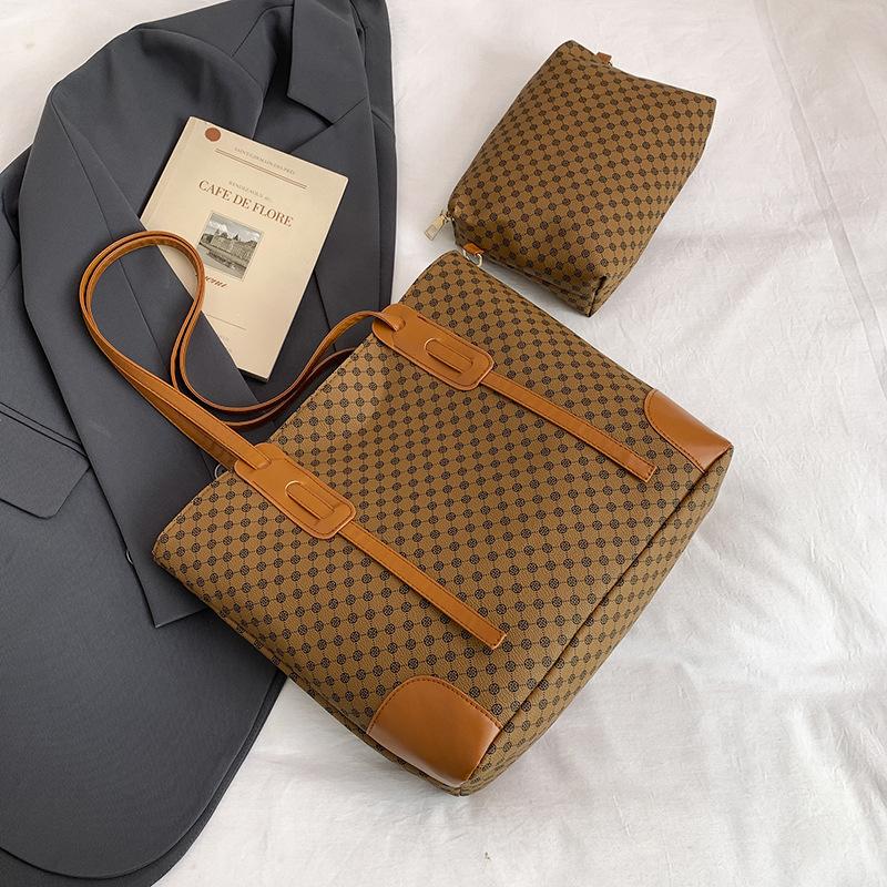 Sommer neue Retro-Mode Druck hohe Textur Mutter und Kind Tasche Schulter Umhängetasche Damentasche