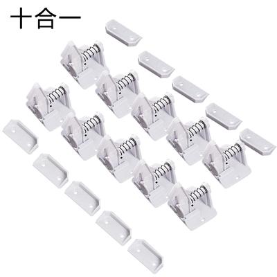 10 Pack Invisible Child Safety Locks Drawer Lock With 3m Adhesive