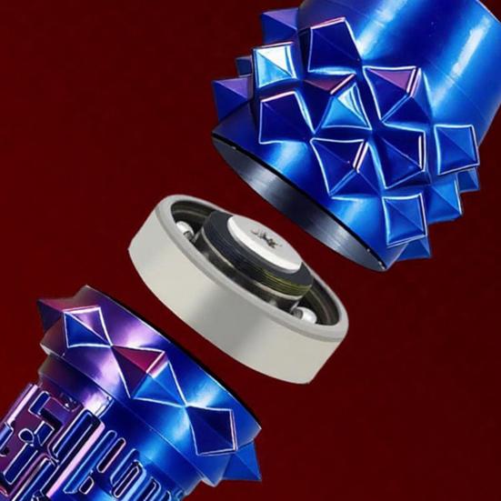 6-In-1 Fidget Toy with Clicker Spinner Storage Roller Maze Spiky Grip Stress Anxiety Relief Pain Stimming Tool Sensory Toy