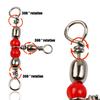 Fishing Swivel Rolling Swivels Brass Barrel 3-way Fishing Swivel Tangle Fishing Tackle Accessories