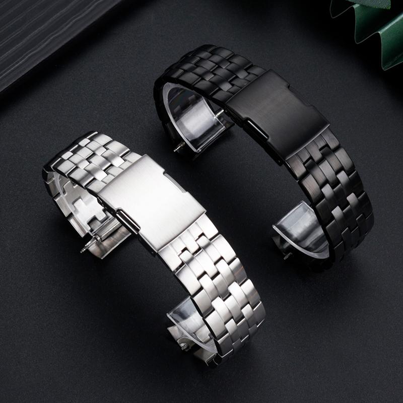 Casio EDIFICE Serisi EQW-M710 Erkek Hassas Paslanmaz Çelik Saat Zinciri Kavisli Uç Ağız Metal Saat Bileziği Kayışı 22mm