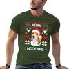 Beagle Merry Woofmas Christmas Dog Gift T-Shirt summer clothes summer tops anime clothes t shirts