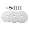 Pool Cleaner Kit for Polaris 180 280 Models with Essential 3 Large Wheels and 8 Ball Bearings for Effective Cleaning