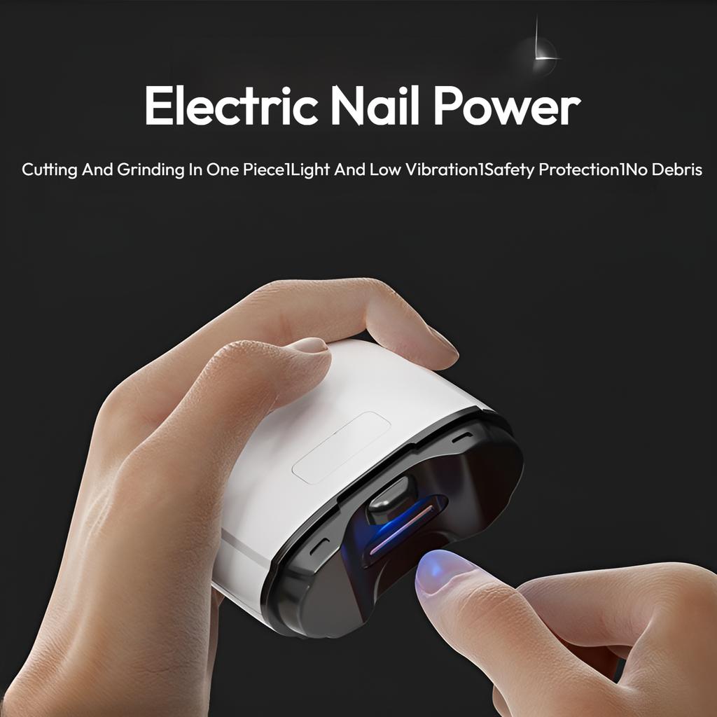 Electric Nail Clippers with LCD Screen, Automatic Nail Trimmer Grinder for Kids & Adults, Safe Nail Care Machine Rechargeable
