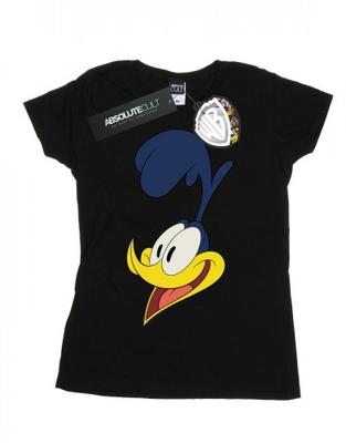 Womens/Ladies Road Runner Face Cotton T-Shirt