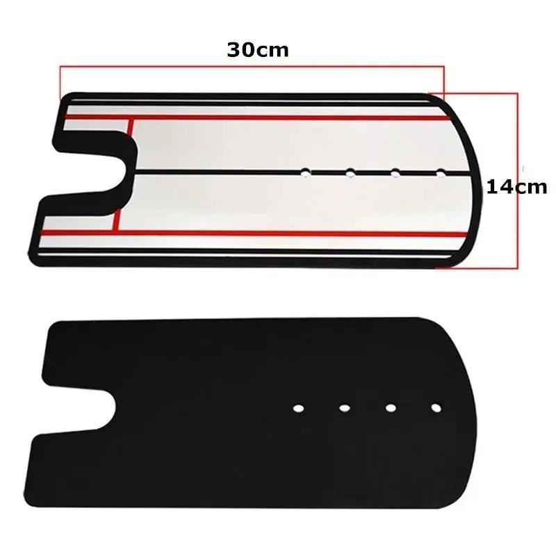 -Golf Putting Practice Mirror Putting Mirror Alignment Training Aid Golf Practice Putter Mirror Eye Line