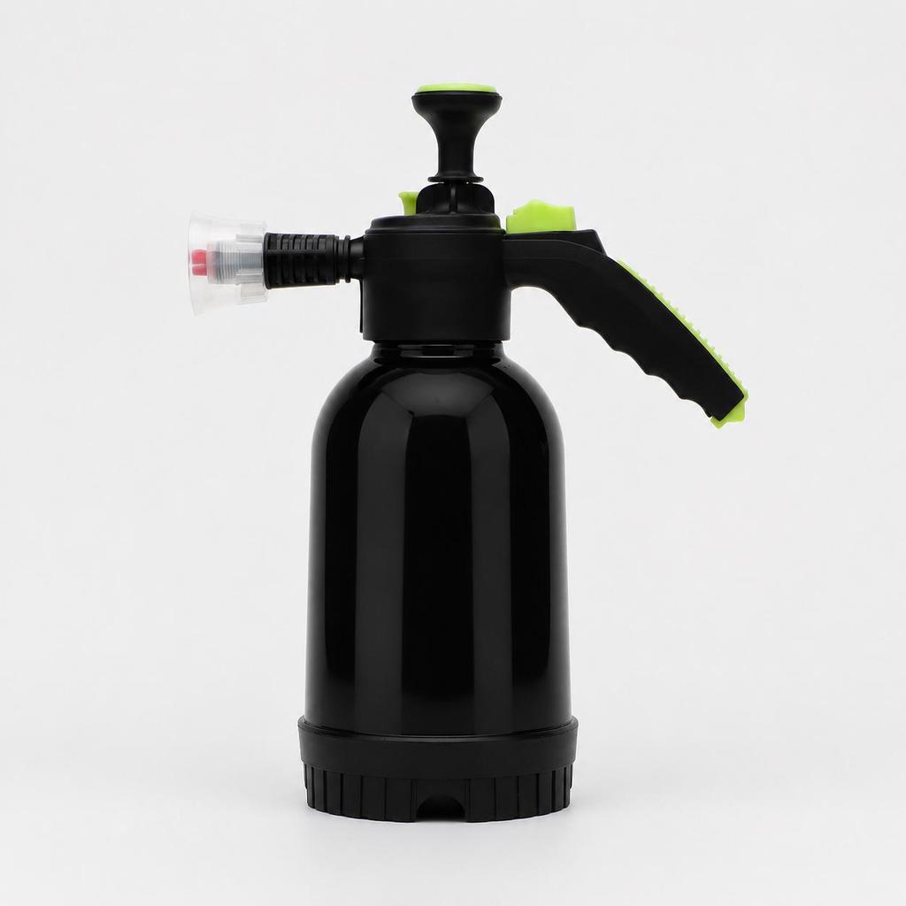 Fan-Shaped Foam Car Wash Sprayer with Pressure Relief Valve for Home Use