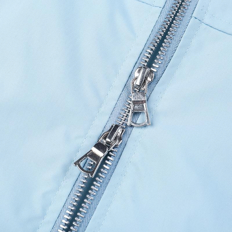 Minimalist Fall and Winter Fashion Casual Plus Plus Fat Trend Casual Metal Buckle Double Zipper Decoration Baseball Apparel Men's Jackets