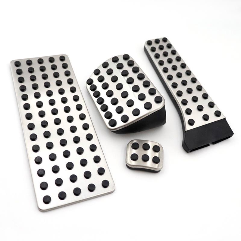 Mercedes-Benz C-Class Anti-Slip Pedal Set - Decorative Accelerator, Brake & Rest Area Accessories