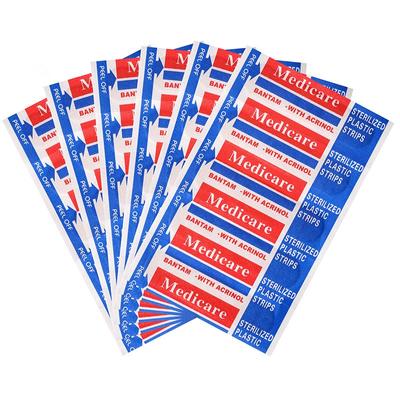 100pcs Adhesive Plaster Wound Hemostasis Sticker Band First Aid Bandage Medical Herbal Band Aids Waterproof Breathable