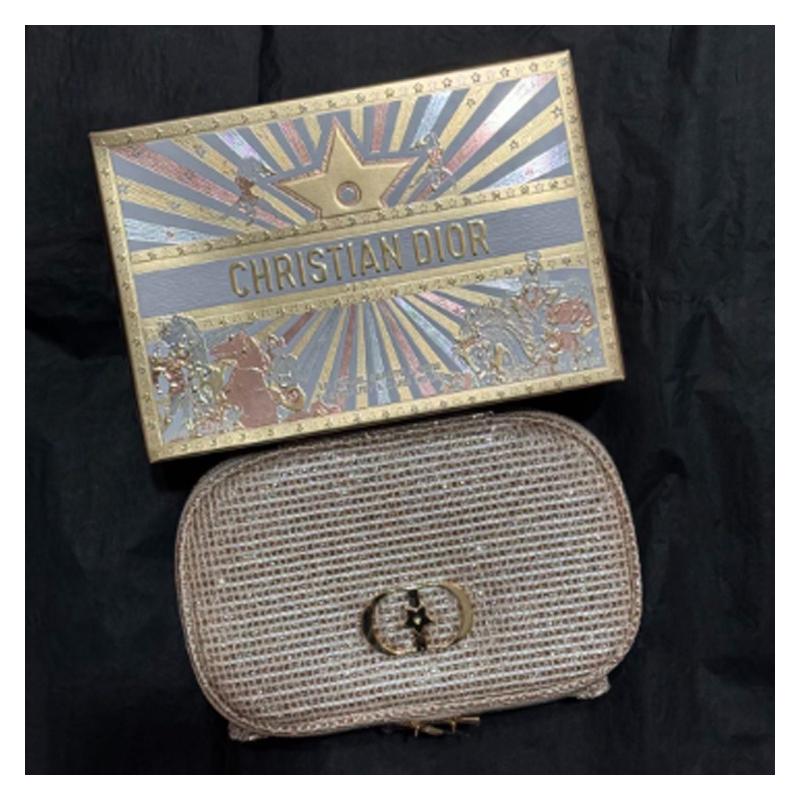 Dior 2025 Christmas Collection Elegant Cosmetic Bag Storage