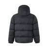 Li Ning Sports Lifestyle Series Solid Color Casual Short Hooded Down Jacket Men Outerwear Black AYMU115-12
