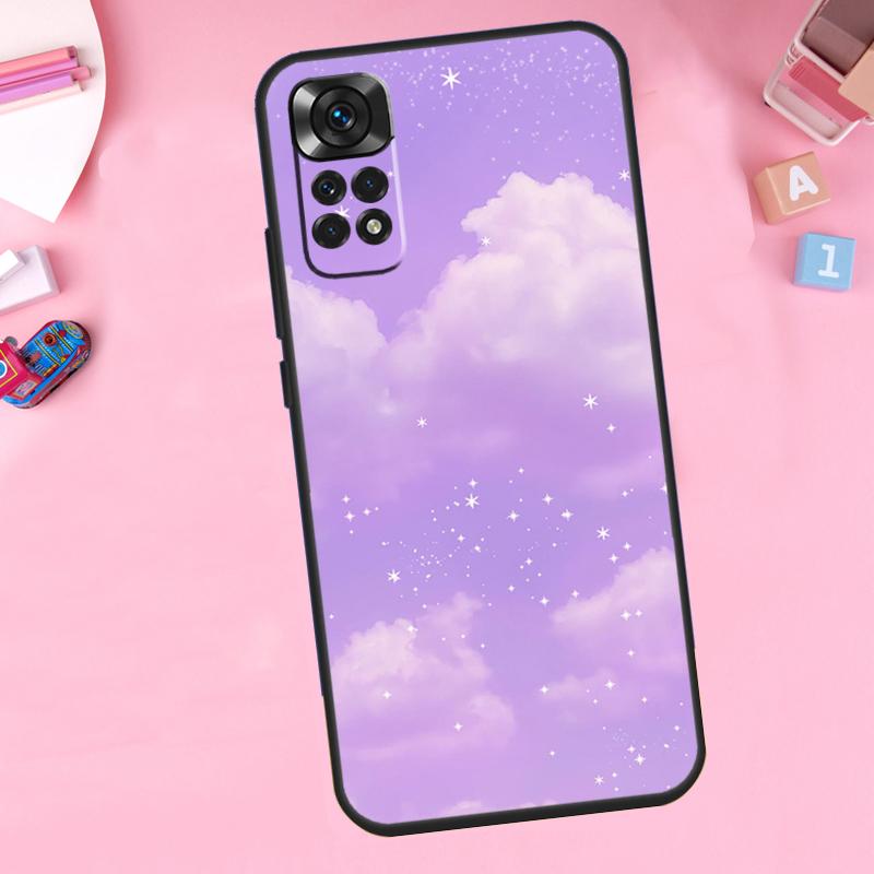 Lila ästhetik Für Xiaomi Redmi Note 14 10 11 12 13 15 Pro Plus Handyhülle Für Redmi 15C 14C 10C 12C 13C 15